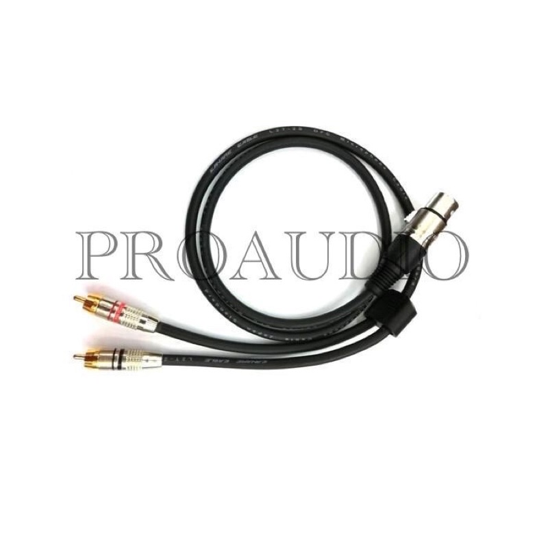 kabel makita original plus 2 jack rca dbq to canon XLR female 5 meter