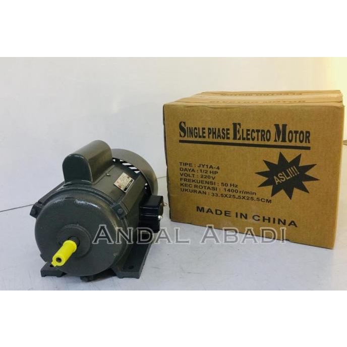 Mesin Dinamo/Dinamo Pengerak/Electro Motor Sem 0.25 Hp 1 Phase 4 Pole Termurah
