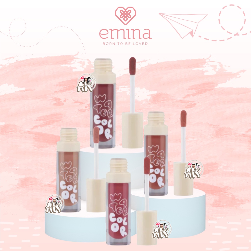 EMINA WATERCOLOR LIP SERUM GLOSSY HEALTHY LOOKING LIPS 2gr