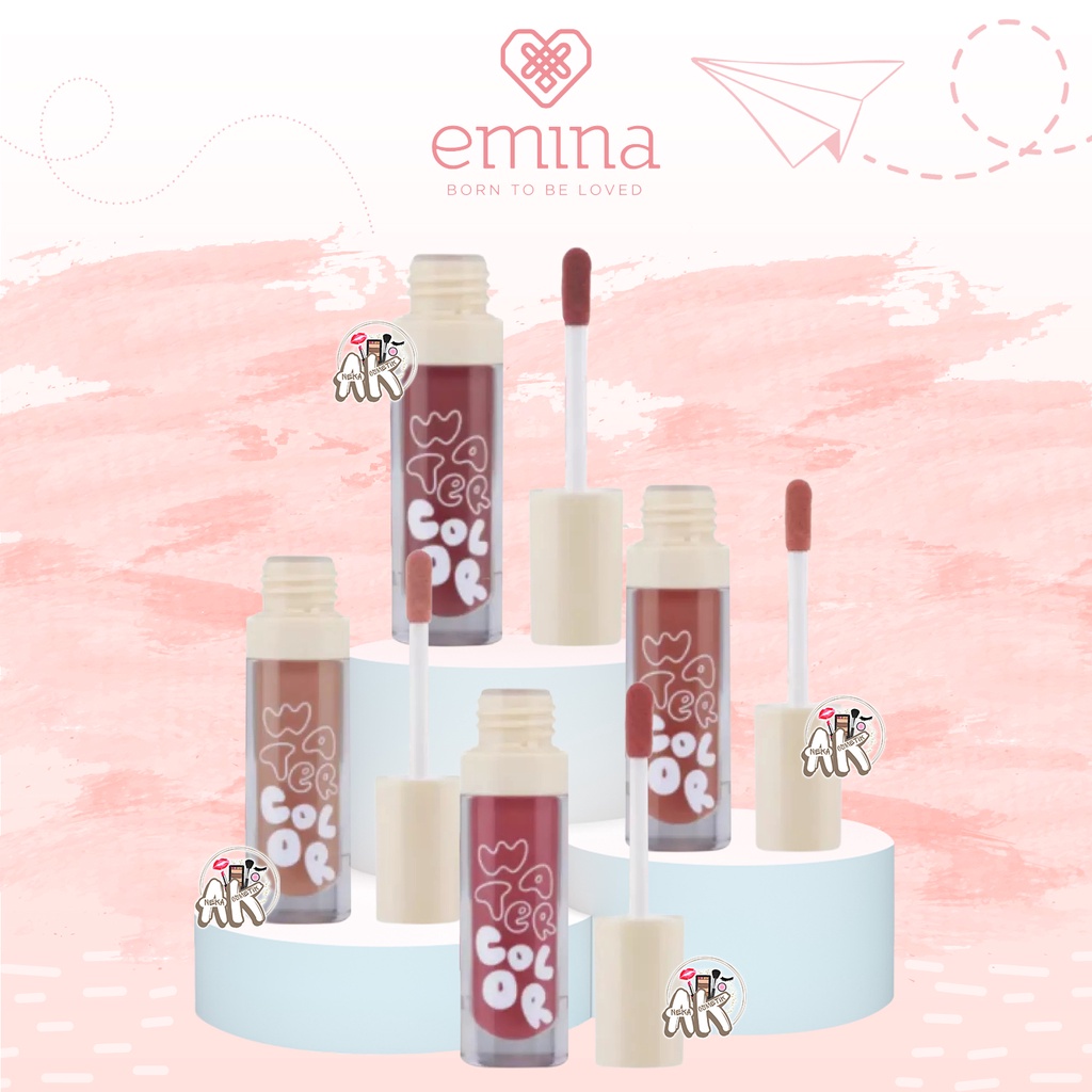 EMINA WATERCOLOR LIP SERUM GLOSSY HEALTHY LOOKING LIPS 2gr