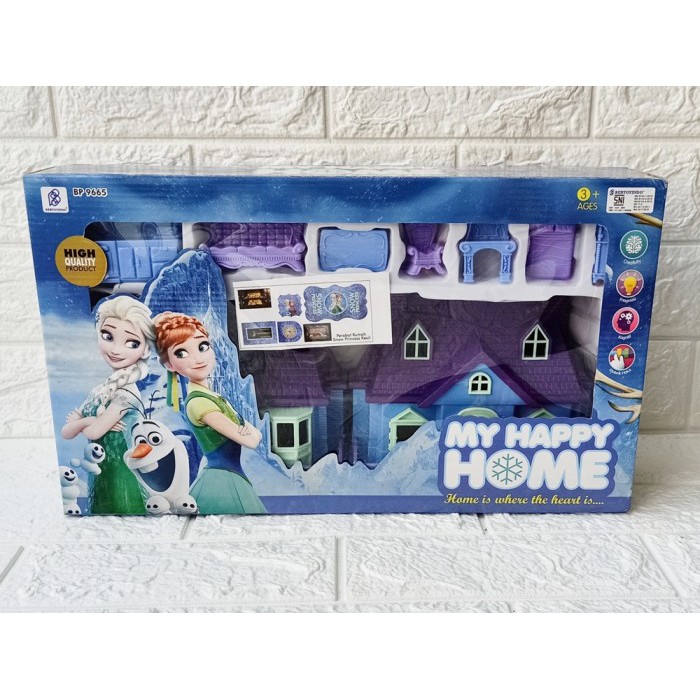 AMO-Mainan Rumah Rumahan Happy Home Frozen BP 9665 - MAINAN ANAK CEWEK