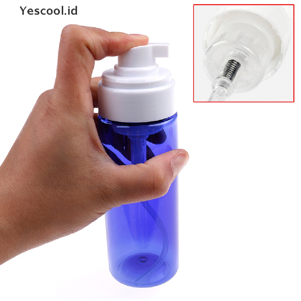 Botol dispenser Sabun Kosong Bahan Plastik Warna Biru Ukuran 150Ml Untuk travel