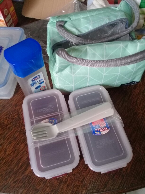 Lock & Lock Lunch Bag Set /new Lock&lock Lunch Box Hpl758s4sps /lock N Lock Kotak Makan/ Kotak Bekel