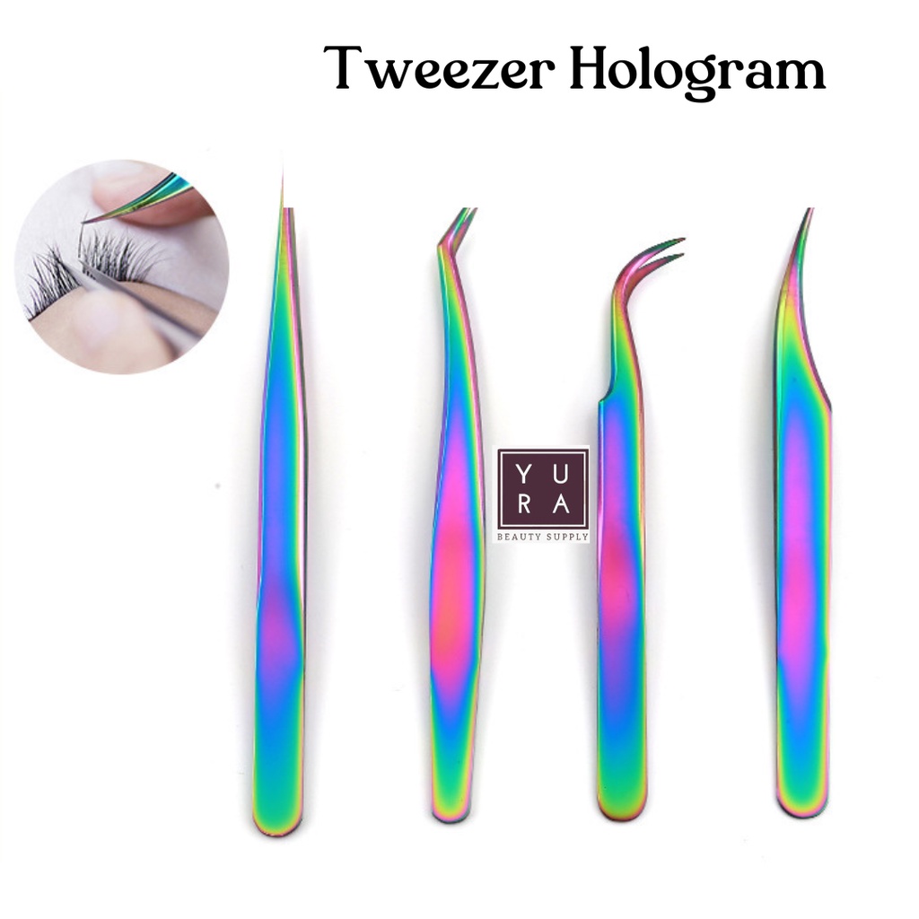 Tweezer Hologram / Warna Eyelash Extention