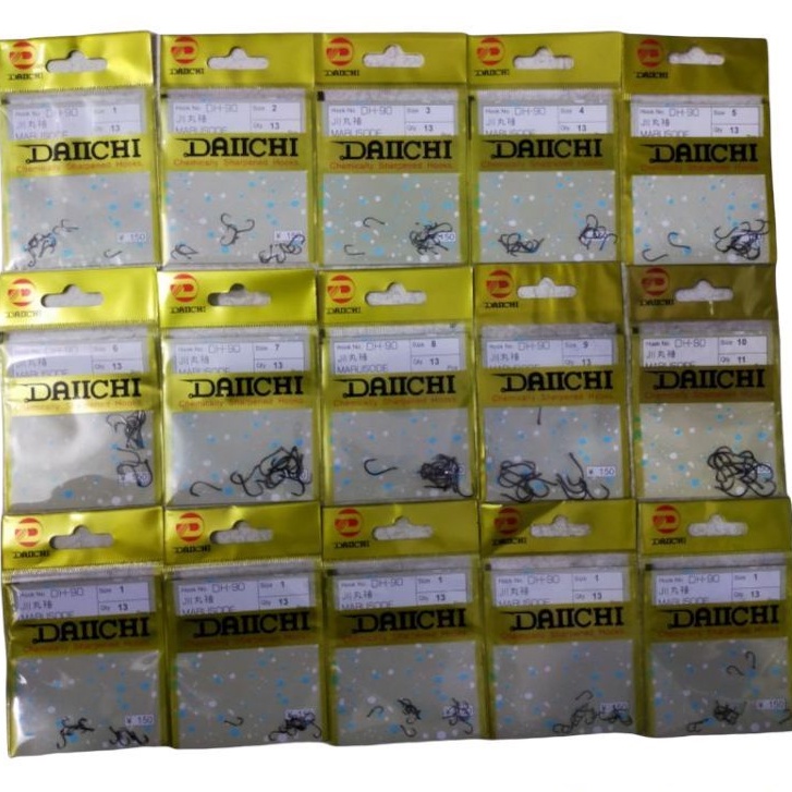 Daiichi / Daichi Dh-90 &  Kail Pancing Double Hook uk.2cm