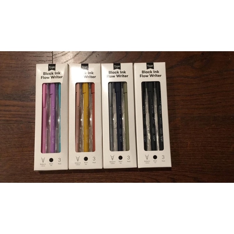 

typo flow ink writer black pen pulpen hitam