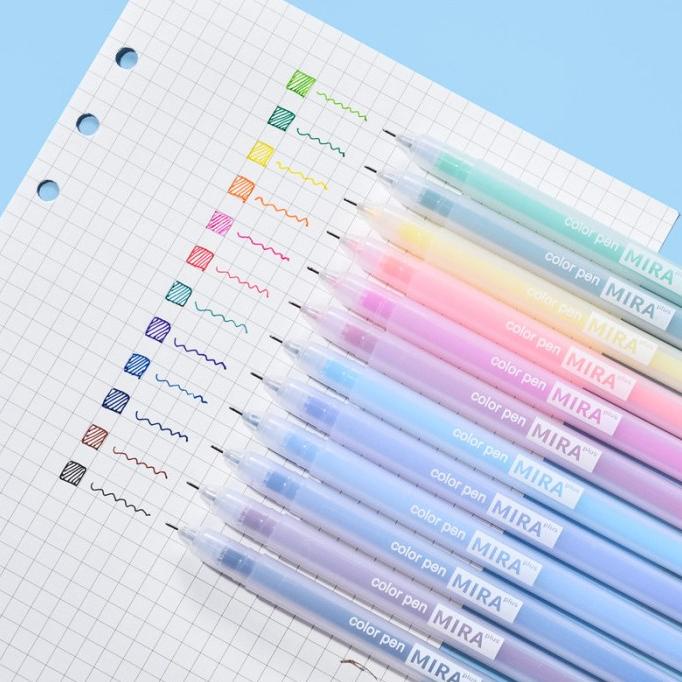 

[COD] Mira Plus Needle Point Gel Pen Set - Pulpen Set - Pulpen Lucu CUCI GUDANG Kode 321