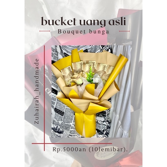 buket bunga uang asli 5k, Bouquet Money, Buket uang Asli, buket uang (Baca deskripsi).