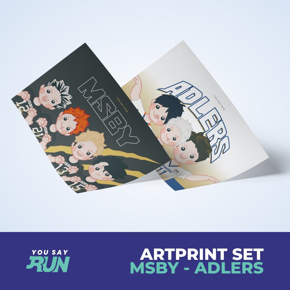 Artprint Set MSBY - Adlers Haikyuu