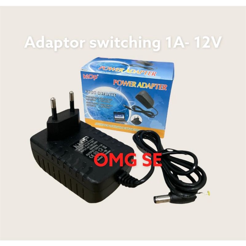 adaptor switching 12V 1A KLOP