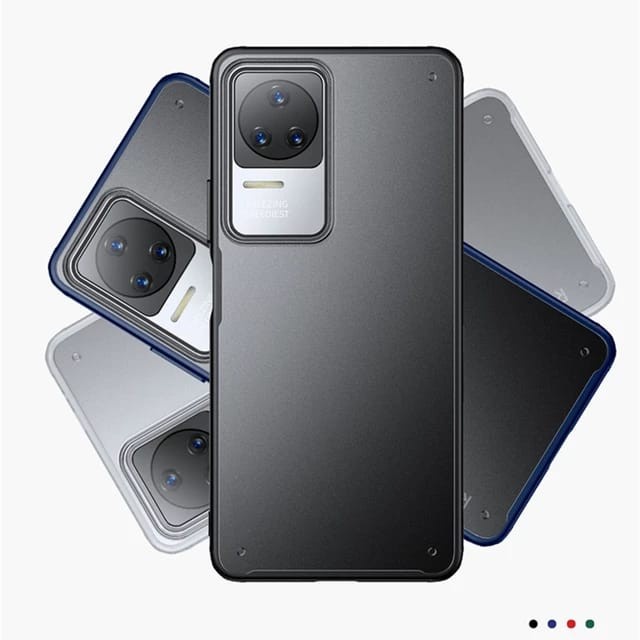 CASE POCO F4 5G / F4 GT CLEAR BACK MATTE PHONE BACK COVER CASING