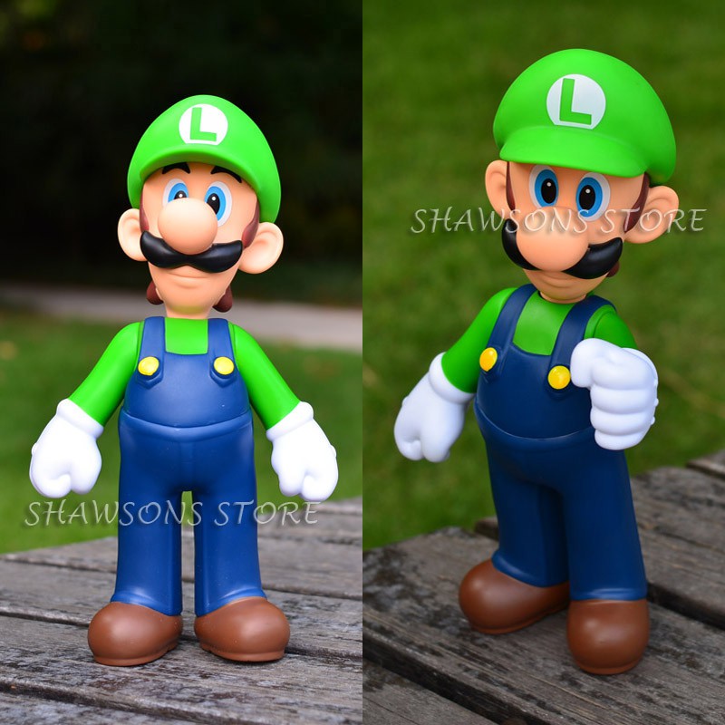 Ukuran Besar Super Mario Brothers Toys 23cm Luigi Action Figure - old mario luigi super roleplay roblox