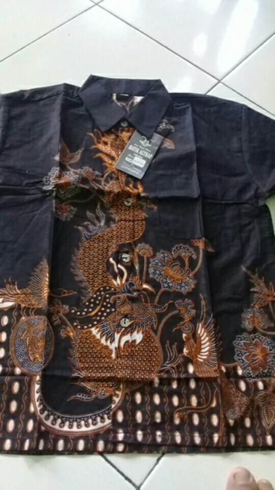 Batik Couple Anak Cowok Cewek Baju Batik Anak Pria Wanita Murah Batik Pekalongan Hem Anak Grosir