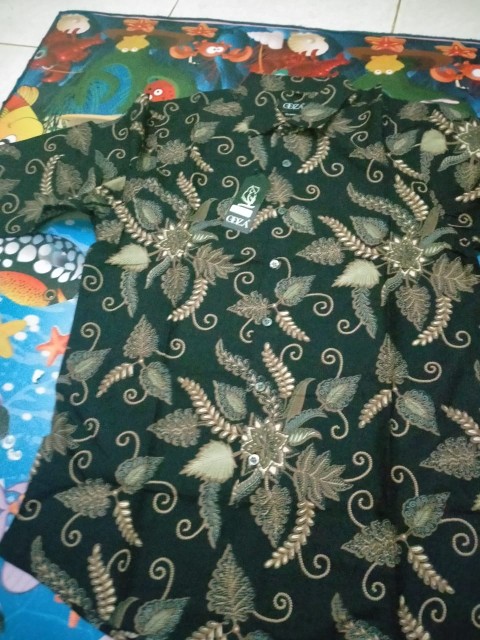 Odza Batik Lengan Panjang Kemeja Pria Batik Pekalongan Slimfit Modern Dutiata