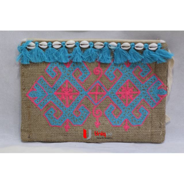 Dompet Rajut Biru / Dompet Rajut Handmade Murah / Tas Dan Dompet Rajut