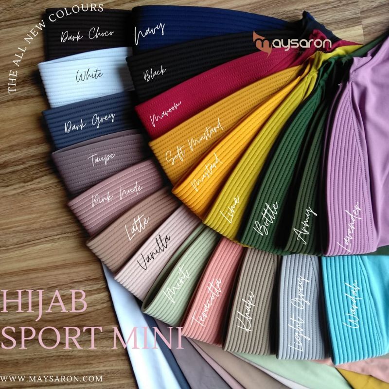 HIJAB SPORT MINI BY MAYSARON