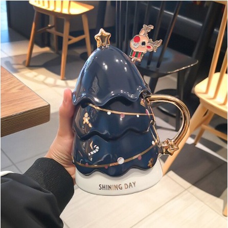 KALIKIMAKA | PREMIUM CHRISTMAS TREE MUG | MUG POHON NATAL | KADO NATAL