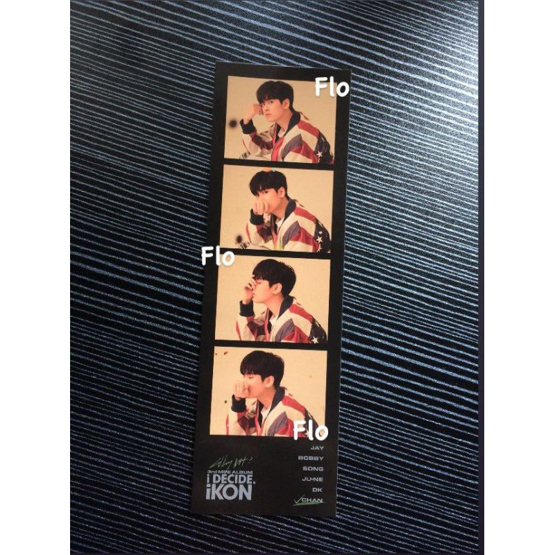 PHOTOSTRIP PHOTOCARD CHANWOO iKON
