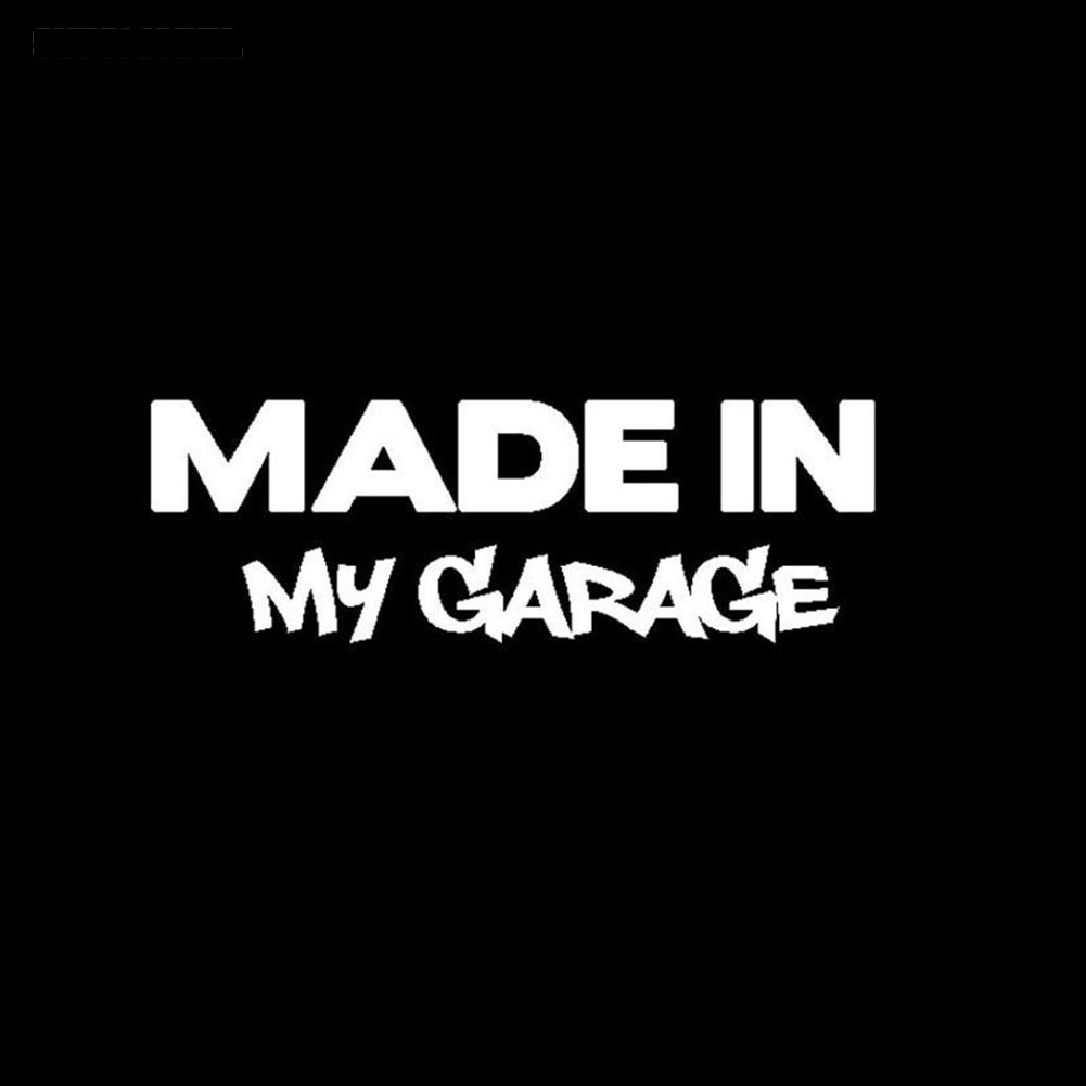 Stiker Decal Motif Tulisan &quot;My Garage My Garage&quot; untuk Mobil / Motor