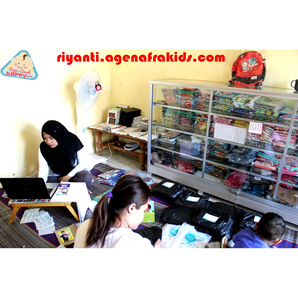 Paket Reseller "BISA DROPSHIP" Baju Kaos Anak Muslim Banyak Baju Anak Terbaru