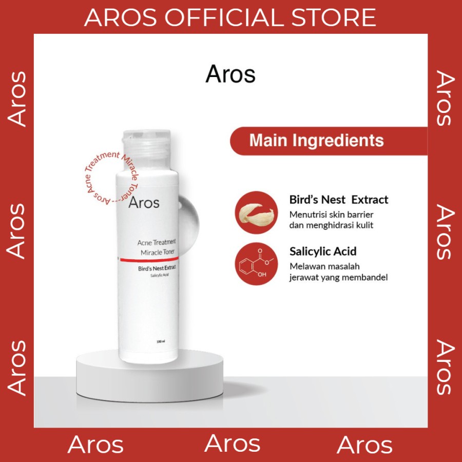 AROS Miracle Toner 100ml Clarifying Acid Acne Treatment Aros Official