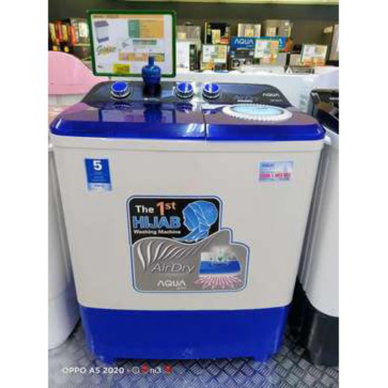 mesin cuci aqua Sanyo 8kg qw 850 garansi resmi