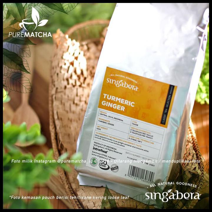 

Singabera Teh - Turmeric Ginger Tisane 100Gr Minuman Jahe Kunyit Jamu