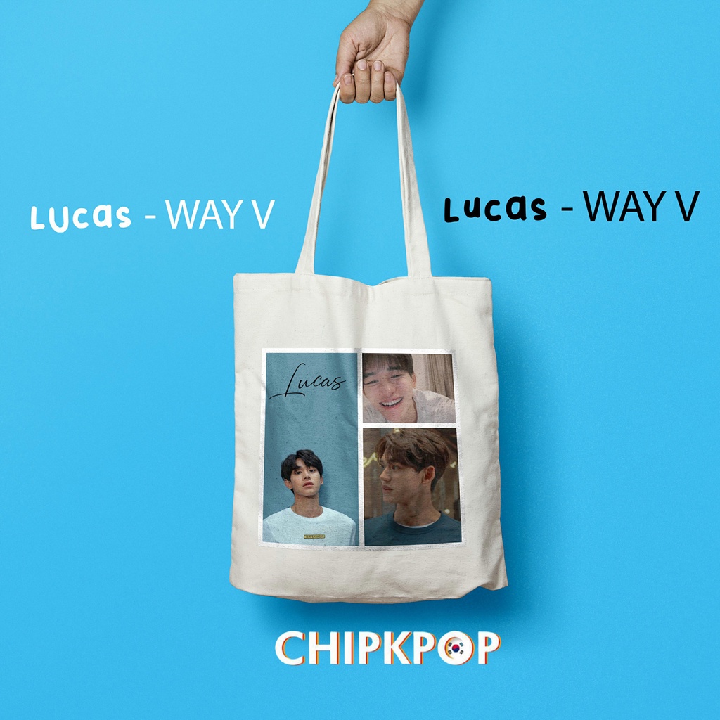 [PAKET SET] TOTEBAG LUCAS WAYV I TOTEBAG NCT I TOTEBAG MURAH I TOTEBAG POLOS I ALBUM NCT I LUCAS NCT