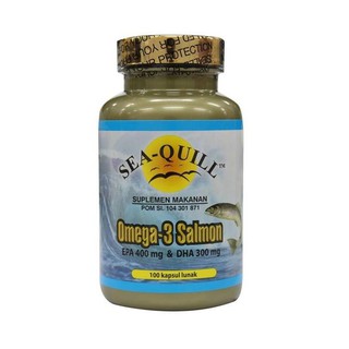 SEA QUILL OMEGA 3 SALMON (100BUTIR) : MENJAGA KESEHATAN ...