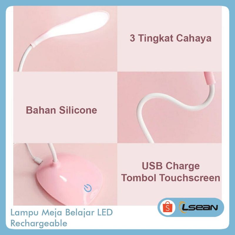 LAMPU MEJA | LAMPU BELAJAR LED TOUCHSCREEN