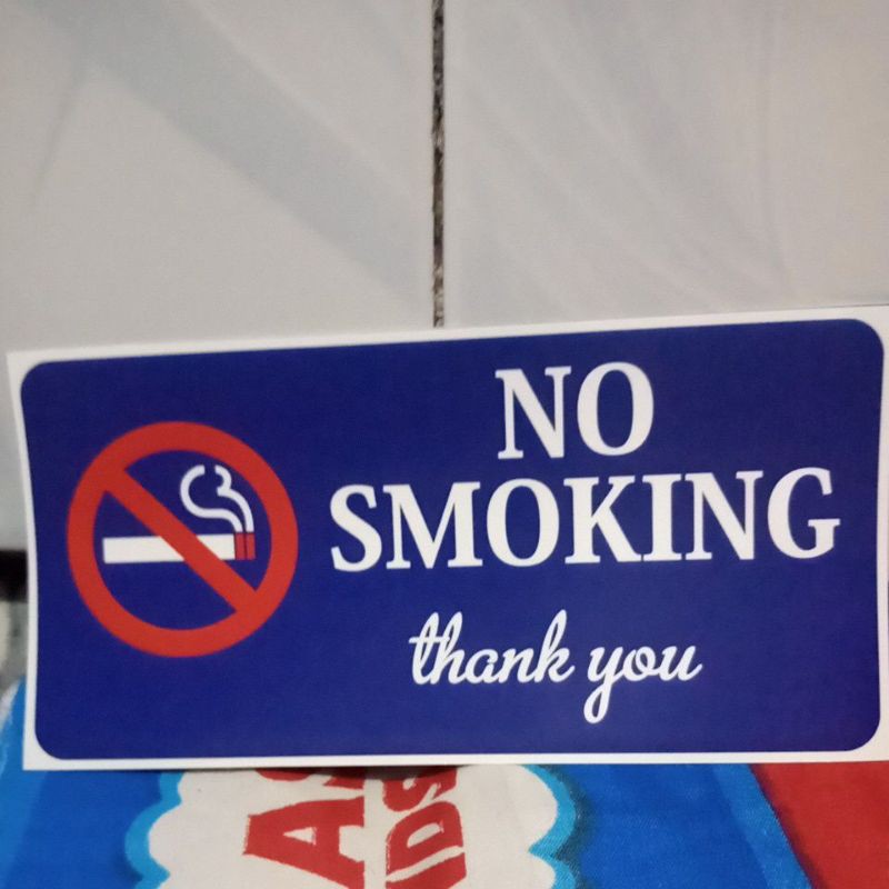 

sticker No smoking