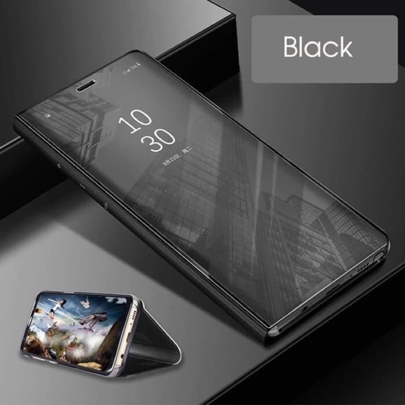 A8 plus 2018 Flip Cover Clear View Standing Cover A8+ 2018