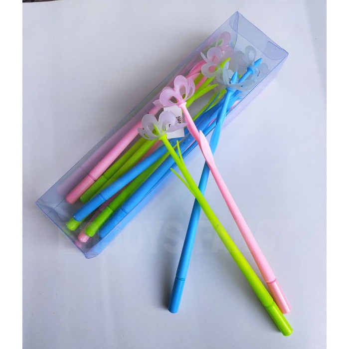 

Terbatas Pulpen Gel Bunga / Sun Color Magic Pen 853 - 855 - 5069 Isi 12 Pcs Trendi