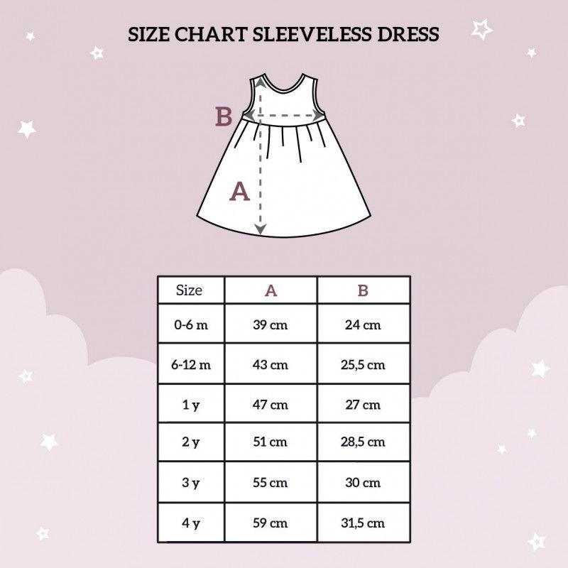 Little Palmerhaus Sleeveless Dress / Dress Anak Perempuan