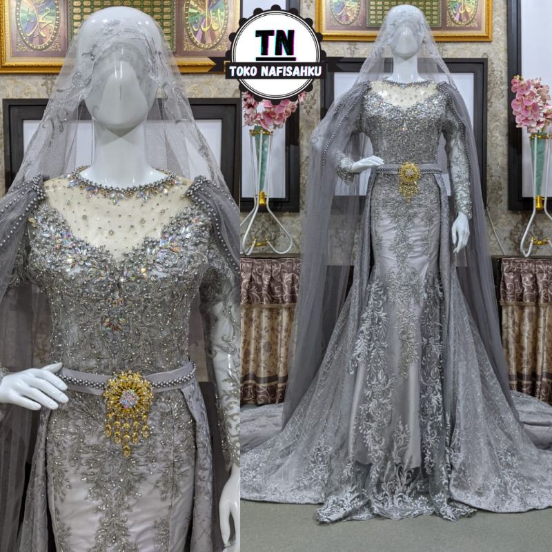 GAUN PENGANTIN MODERN | GAUN AKAD PERNIKAHAN | GAUN PESTA | KEBAYA PENGANTIN MEWAH | GOWN PENGANTIN