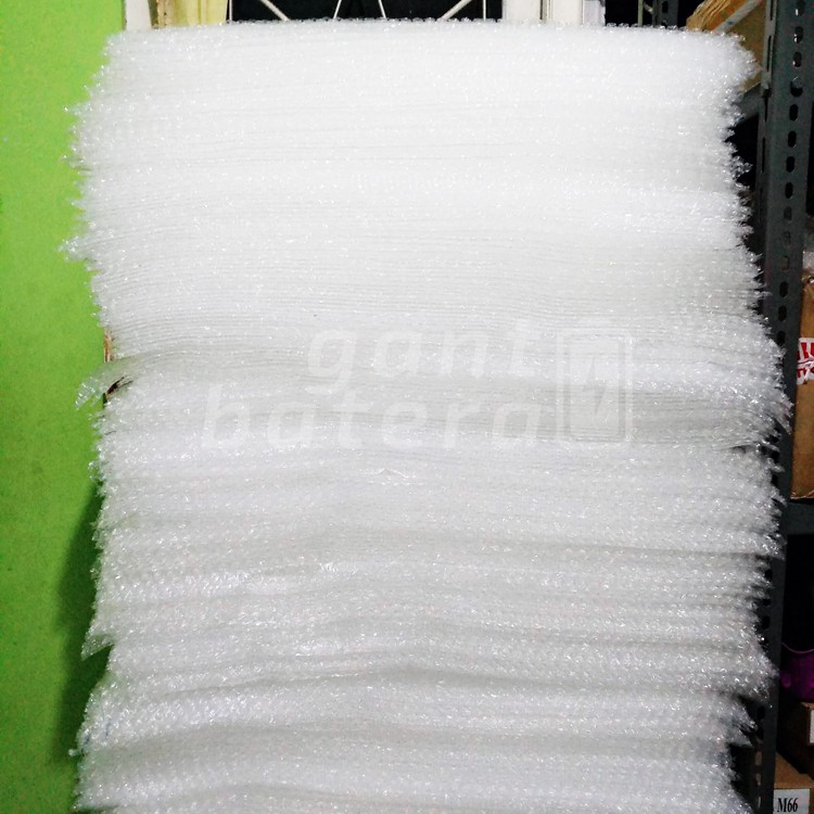 Packing tambahan Buble Wrap agar aman dan tidak penyok