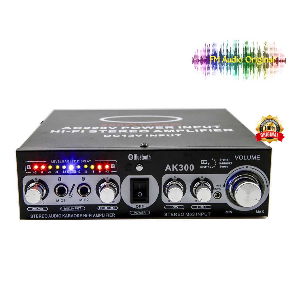 Jual FM Audio Original / Audio Bluetooth Amplifier KTV Karaoke 400W