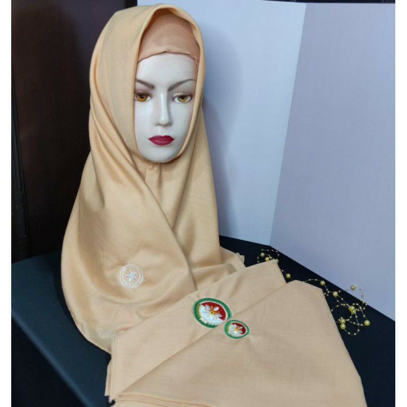 Jilbab DWP Premium Terlaris termurah Katun Linen Euro