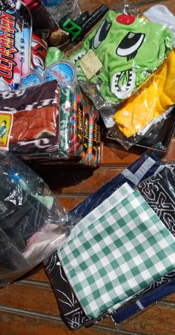 Jumper Bayi Muslim Motif Batik Lingkar