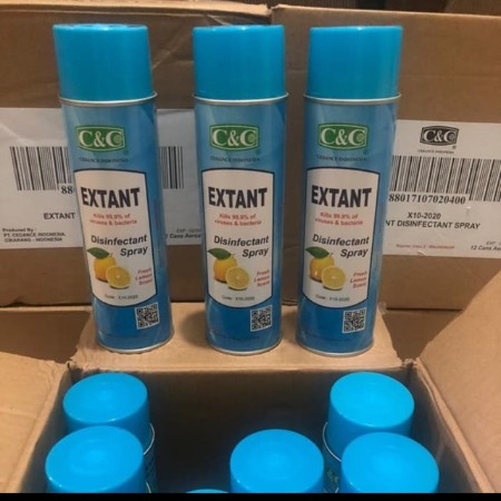 Extant Disinfektan Semprot Cc &amp; C  ORIGINAL / Anti Virus Antiseptik