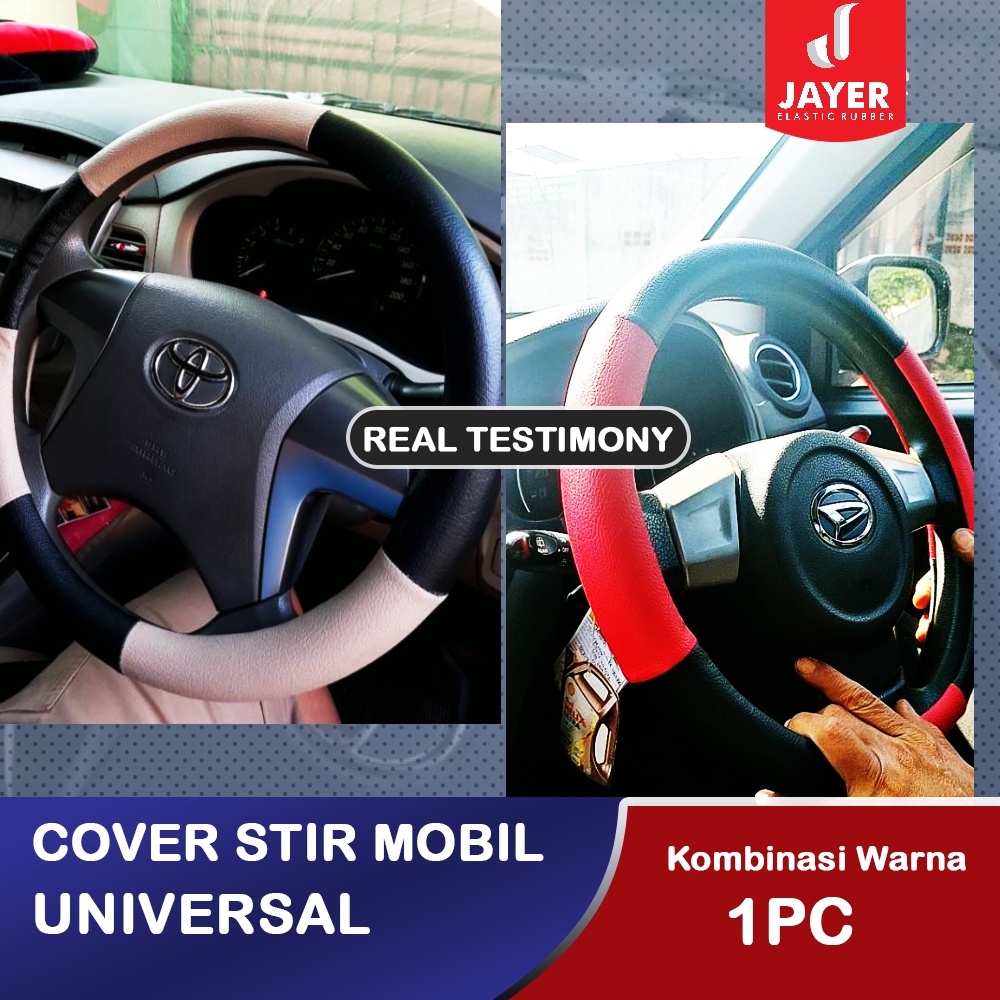 Cover Sarung Stir Mobil Universal Fit To steering Suv Minibus Universal