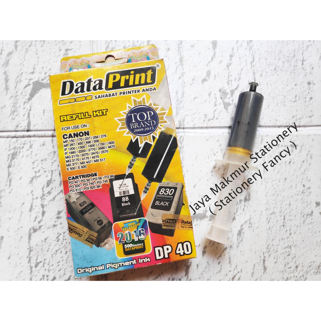 Tinta Printer refill Dataprint DP-40 (Tinta hitam)