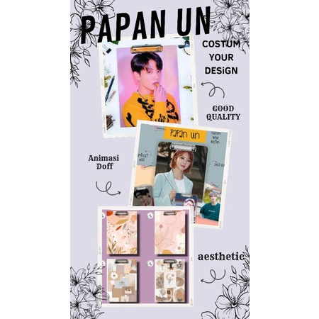 

Papan Ujian Costum//Clipboard aesthetic// Papan ujian Kpop