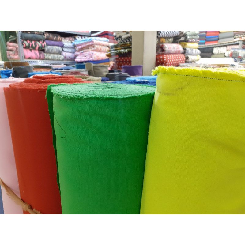☆KAIN KANVAS POLOS☆ Untuk bikin tas, sepatu, joksopa, totebag, aksesoris dll...