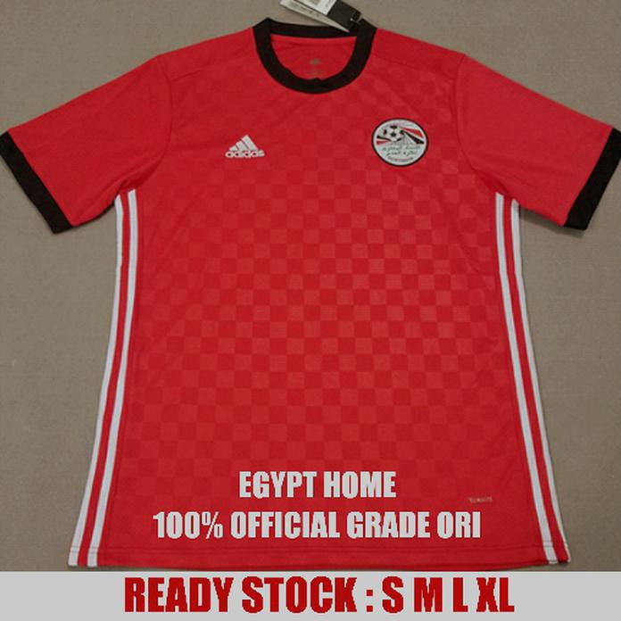 Jersey Bola Egypt Home Mesir Home Grade Ori 2018 World Cup Official