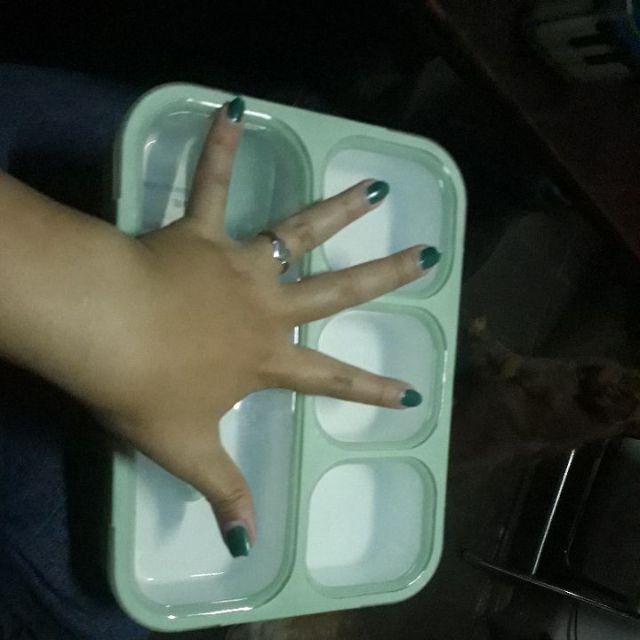Lunch Box 4 Sekat Grid/  Kotak Makan Anti Tumpah