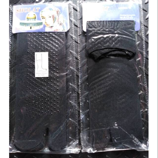 KAOS KAKI JEMPOL ANTI SLIP WARNA HITAM POLOS