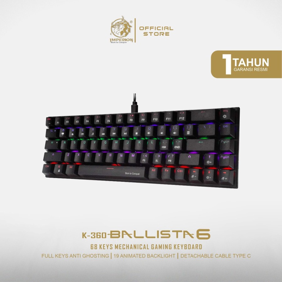 Keyboard Gaming Imperion Ballista 6 KG-360 Mechanical 68 key