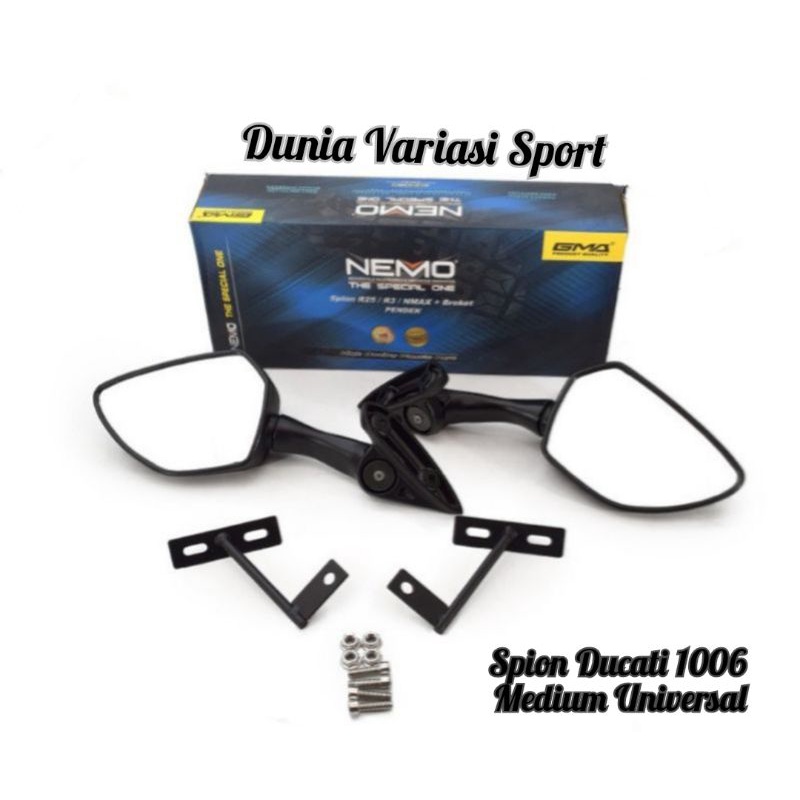 Spion Nemo Ducati Tipe 1006/1007 Nmax Pcx Xmax Adv Lexi Vario Honda/Yamaha