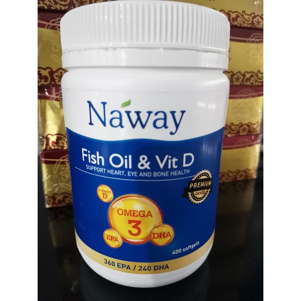 Naway Fish Oil Plus Vit D Omega 3